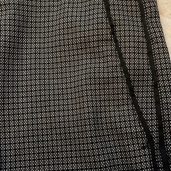 Banana Republic Dress Printed Stripe Black Pants - Picture 5 of 10